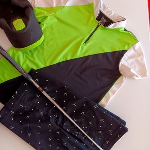 Women's IZOD Golf Top & Shorts